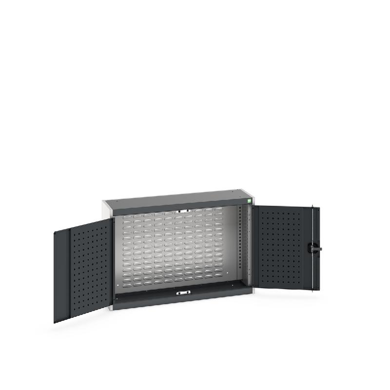 40031056 – Armoire murale à bacs Cubio avec fond à bacs – LxPxH : 1050x325x700mm - Image 1