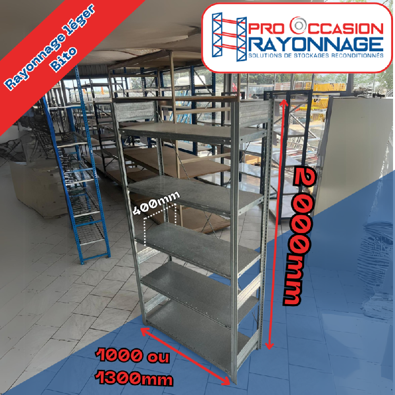 Étagère – Galvanisé, Longueur configurable – BITO - Image 1