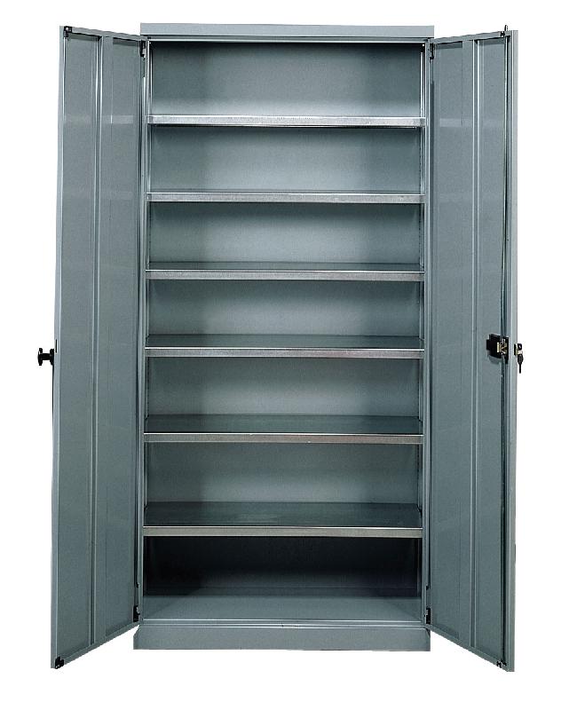 Armoire haute vide avec portes et 6 tablettes – 2912604 - Image 1