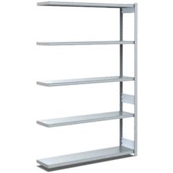 BITO Rayonnages à tablettes, type EL – charge par tablette 100 kg L1008 mm x P324 mm x H2000 mm finition galvanisée – acier 10-17029 - Image 1