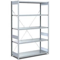 BITO Rayonnages à tablettes, type EL – charge par tablette 100 kg L1058 mm x P524 mm x H2000 mm finition galvanisée – acier 10-17026 - Image 1