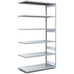 BITO Rayonnages à tablettes, type L – charge par tablette 100 kg L1008 mm x P624 mm x H2500 mm finition galvanisée – acier 10-17202 - Image 1