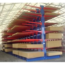 Cantilever intérieur super lourd double face 18m – fabrication française – 10 colonnes – capacité 500kg par bras – finition époxy - Image 1