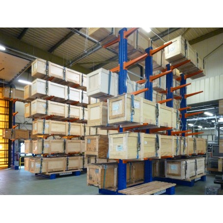 Cantilever super lourd OmniMetal – stockage de charges longues et très lourdes jusqu&rsquo;à 2m de profondeur - Image 1