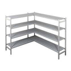 CombiSteel Rayonnage en L | Pour COM-7489.1075 | 4 niveaux | 1835/2395x450x1700(h)mm. – 3667335001989 - Image 1