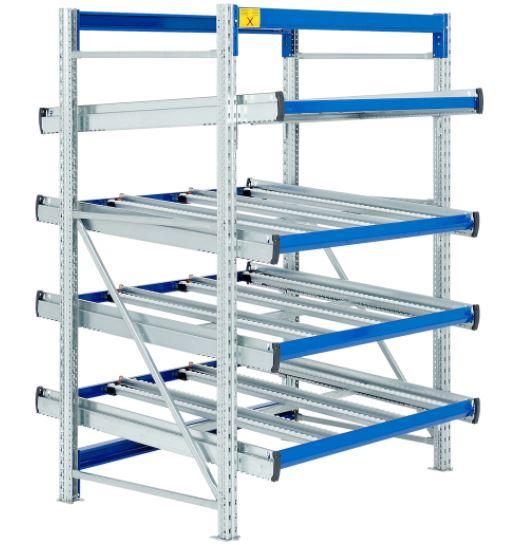 Ensemble rayonnage dynamique standard – rayonnage dynamique pour stockage optimisé - Image 1