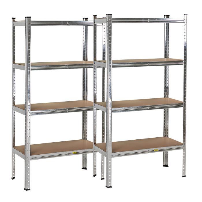 Étagère &lsquo;twin&rsquo; 8 rayonnages - Image 1