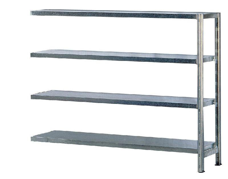 Kit comptoir claire-voie – suivant – rayonnage galvatop h.1000 x l.1000 x p.400 mm – 1602103 - Image 1