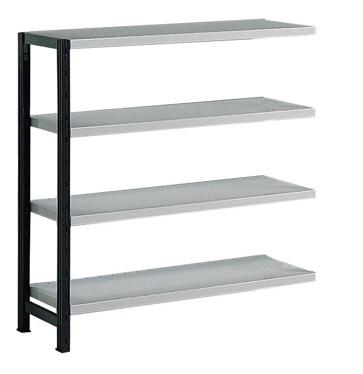 Kit comptoir suivant rayonnage universel peint claire voie h.1000 x l.1000 x p.400 mm – 1602613 - Image 1