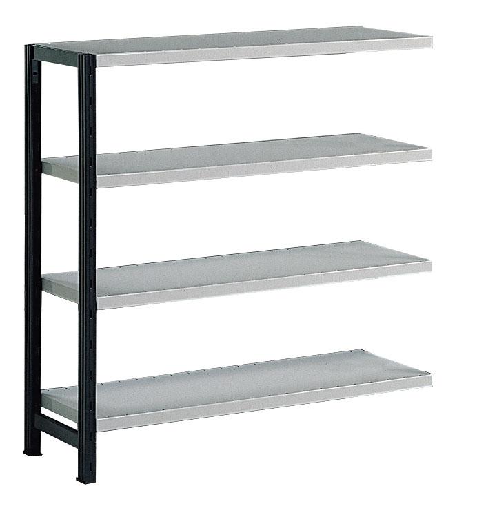 Kit comptoir suivant rayonnage universel peint claire voie h.1000 x l.1000 x p.500 mm – 1602615 - Image 1