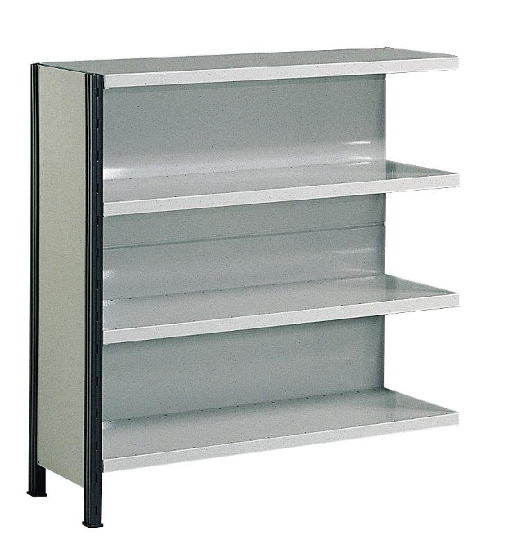 Kit comptoir suivant rayonnage universel peint tôlé h.1000 x l.1000 x p.400 mm – 1602621 - Image 1