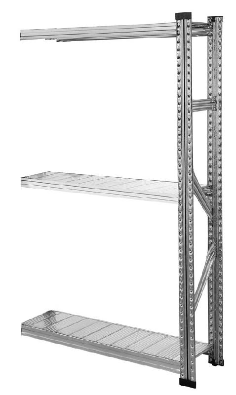 Rayonnage l.900 x p.500 x h.1576 mm élément suivant galvastar – 1820253 - Image 1