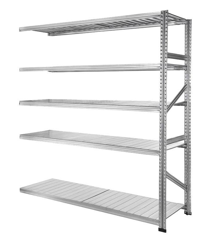 Rayonnage galvastar l.1500 x p.600 x h.2500 mm suivant – 1820131 - Image 1