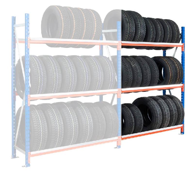 Kit suivant rayonnage pneus gv4 l.1500 x p.500 x h.2000 mm - Image 1