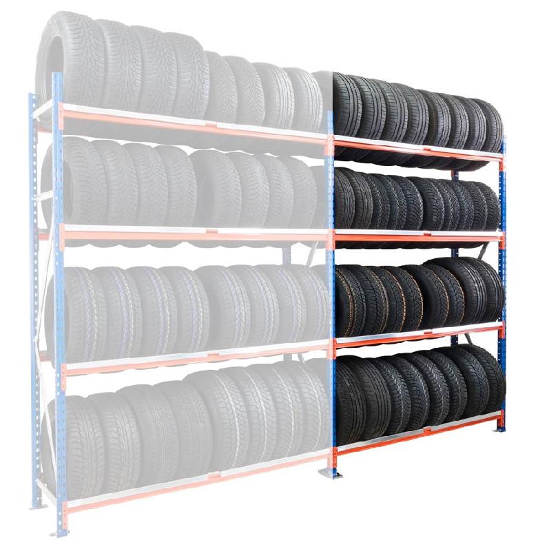 Kit suivant rayonnage pneus gv4 l.1850 x p.500 x h.2000 mm – 8813013 - Image 1