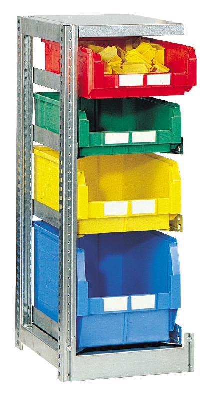 Kit suivant – rayonnage tr h.1010 mm pour bac et caisse l.300 x p.500 mm – 4tr5002 - Image 1