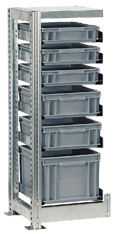 Rayonnage tr h.1010 mm pour caisse 400×300 mm suivant – 4tr4302 - Image 1