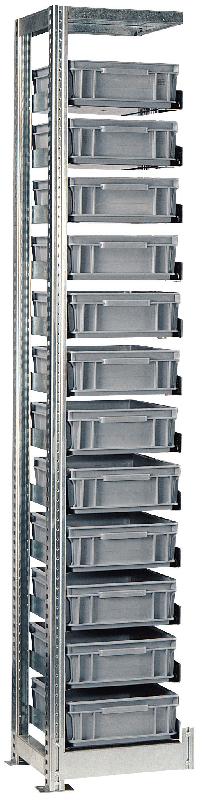 Rayonnage tr h.2010 mm pour caisse 400×300 mm suivant – 4tr4306 - Image 1