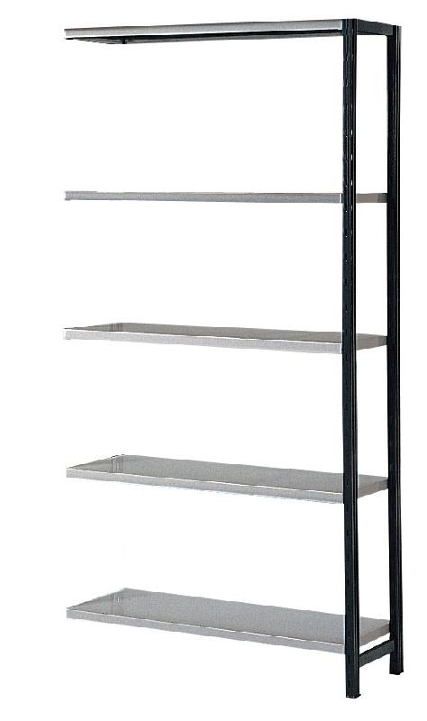 Kit suivant rayonnage universel peint claire voie h.2000 x l.970 x p.300 mm – 1602640 - Image 1