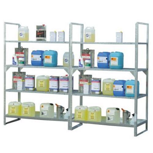 Module d&rsquo;extension acier galvanisé pour rayonnage 13/20 – Pour produits non corrosifs – CEMO – 7856 - Image 1