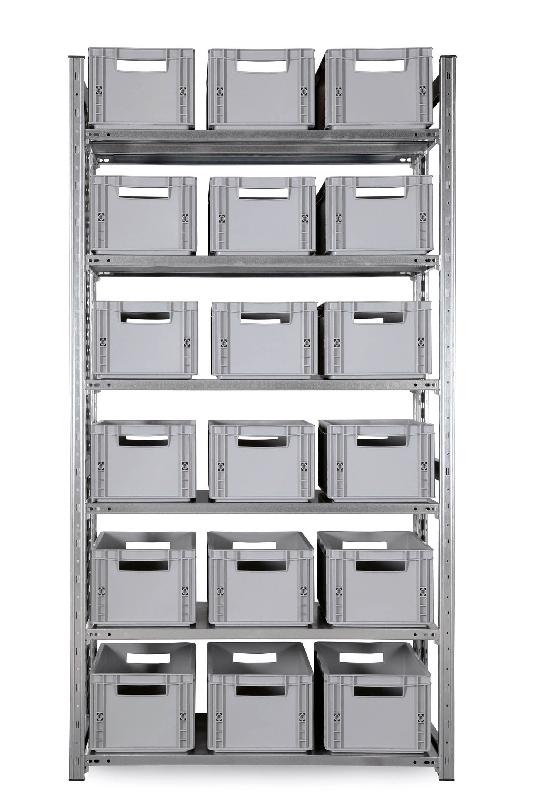 Pack rayonnage & bac europe – 190424 – Kit rayonnage 18 bacs - Image 1