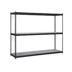 PROREGAL Étagère pour charges lourdes METAL BEAST THREE | HxLxP 150x120x60cm | 3 niveaux | Charge du compartiment 600kg | anthracite – gris métal P - Image 1