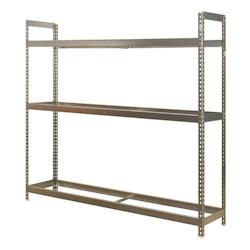 PROREGAL Support à pneus Big METAL SHARK NO.6 | HxLxP 200x120x45cm | Charge du compartiment 300 kg | jusqu&rsquo;à 15 pneus sur 3 niveaux | Galvanisé – a - Image 1