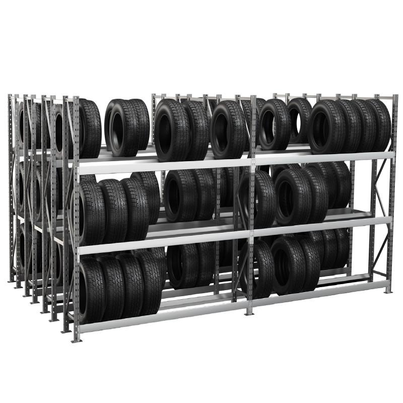 Rack à pneus VL – Quadruple profondeur - Image 1