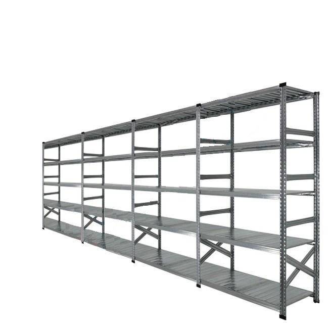 Rack léger en acier galvanisé – 5M – Longueur 5100 mm – Éléments départ et suivants - Image 1