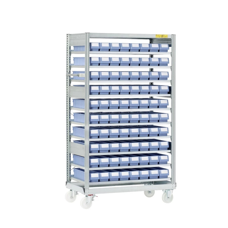 Rack mobile avec bacs de rangement - Image 1