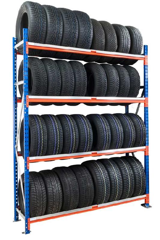 Rayonnage à pneus 4 niveaux gv4 l.1500 mm – 8813010 - Image 1