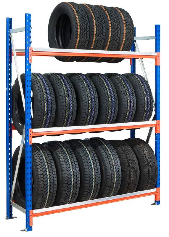 Rayonnage à pneus gv4 l.1850 x p.500 x h.2000 mm – 8813008 - Image 1