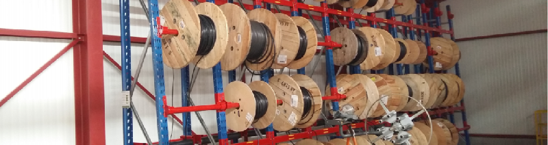 Rayonnage à touret – Absices – Simple ou double face, structure standard ou renforcée - Image 1