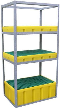 Rayonnage acier pour plateforme de rétention - Image 1