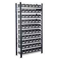 Rayonnage avec 60 bacs à bec de 3 litres - Image 1