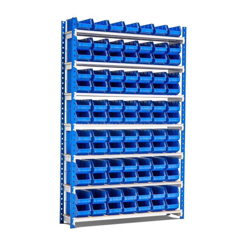 Rayonnage avec 91 bacs à bec de 3,5 litres - Image 1