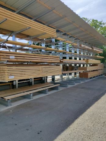 Rayonnage cantilever mi-lourd – stockage de bois et charges longues – neuf ou occasion - Image 2
