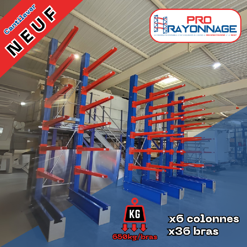 Rayonnage cantilever neuf - Image 1