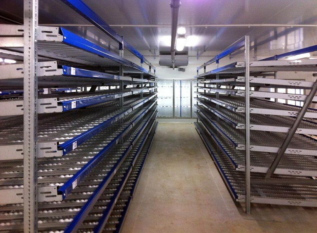 Rayonnage dynamique de préparation des commandes – FIFO – Ohra 1