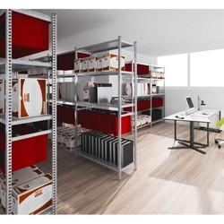 Rayonnage galvanisé G3 – profondeur 60 cm – charge 160 kg par niveau – modulaire et évolutif 1