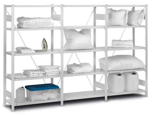 Rayonnage hygiénique Cleanreg pour linge – modulable et traité antibactérien – charge jusqu&rsquo;à 190kg - Image 1