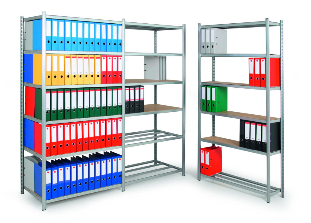 Rayonnage pour l&rsquo;archivage et l&rsquo;organisation du bureau, simple ou double face - Image 1