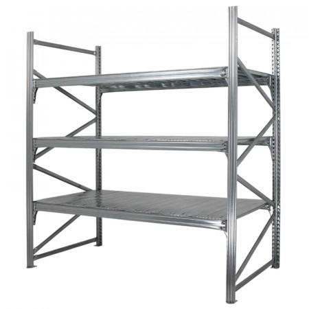 Rayonnage mi-lourd galvanisé – Hauteur 2500 mm - Image 1