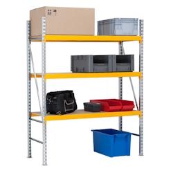 Rayonnage Mi-Lourd Prorack – Elément départ – 80 x 140 x 210cm PROVOST – gris acier 317163048 - Image 1