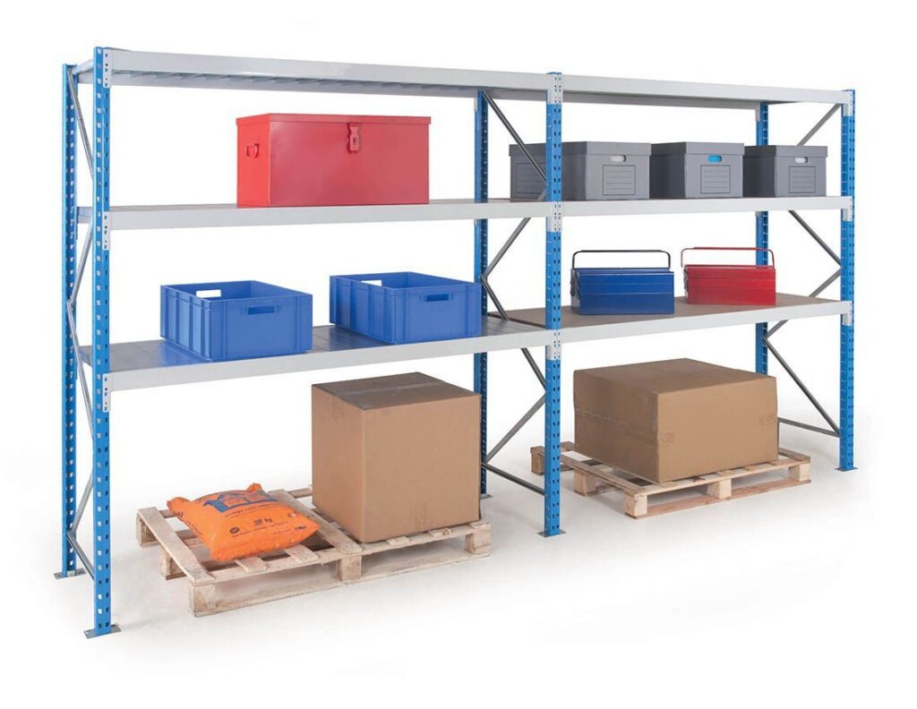 Rayonnage mi-lourd – simple ou double face – différentes dimensions – ABSICES - Image 1