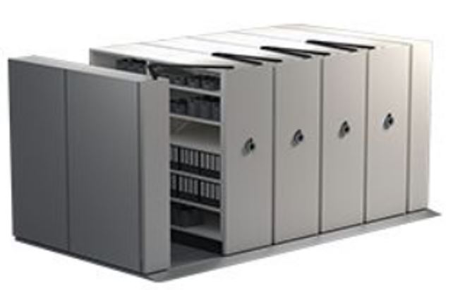 Rayonnage mobile motorisé – COMPACTUS DYNAMIC II – système électronique et optimisation d&rsquo;espace - Image 1