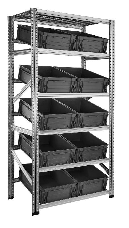 Rayonnage picking avec 10 bacs 600×400 30 litres – 1820604 1