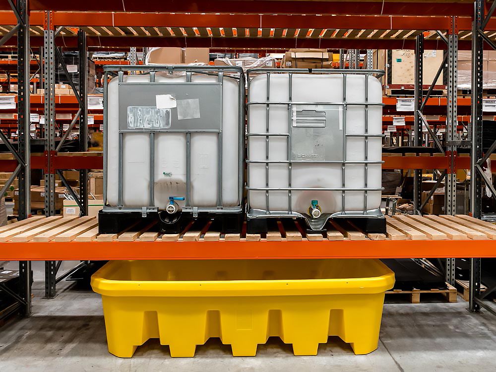 Rayonnage pour ibc – 1100 l – travée de 2200 mm - Image 1