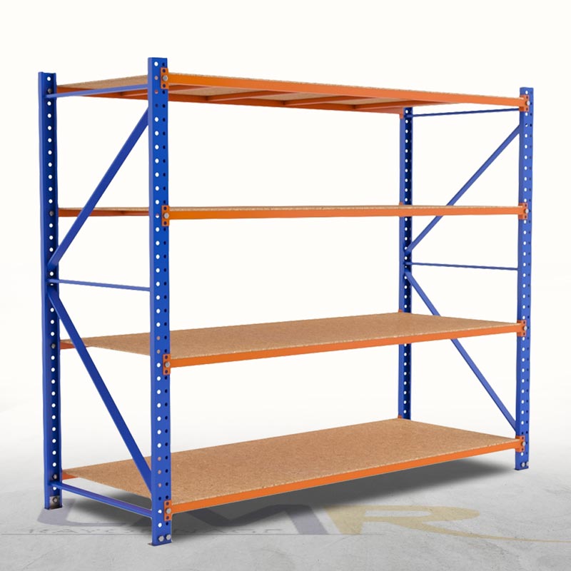 Rayonnage semi-lourd d&rsquo;occasion – Stockage de produits volumineux et charges lourdes – Reconditionné et modulable - Image 1