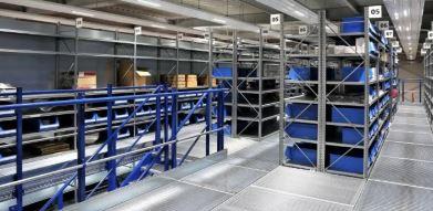 Rayonnage industriel métallique – Shelving – Charge lourde jusqu&rsquo;à 275 kg par tablette et 6000 kg par échelle - Image 1